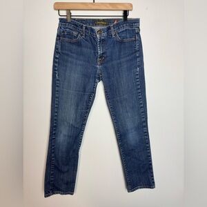 David Kahn Women's Straight Leg Blue Jeans 29 ankle length Nikki